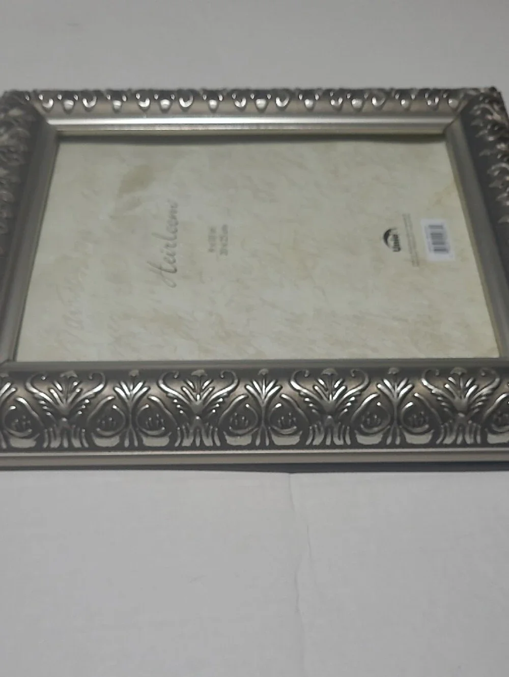 Heirloom Ornate Silver Picture Frame - 8x10